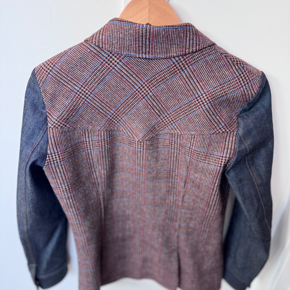 Veronica Beard tweed and denim blazer size 4